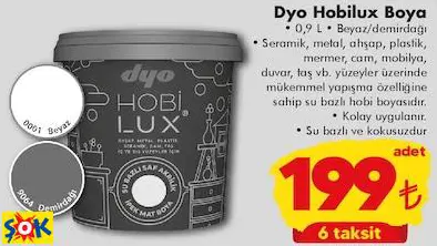 DYO HOBİLUX BOYA DYO HOBİLUX BOYA